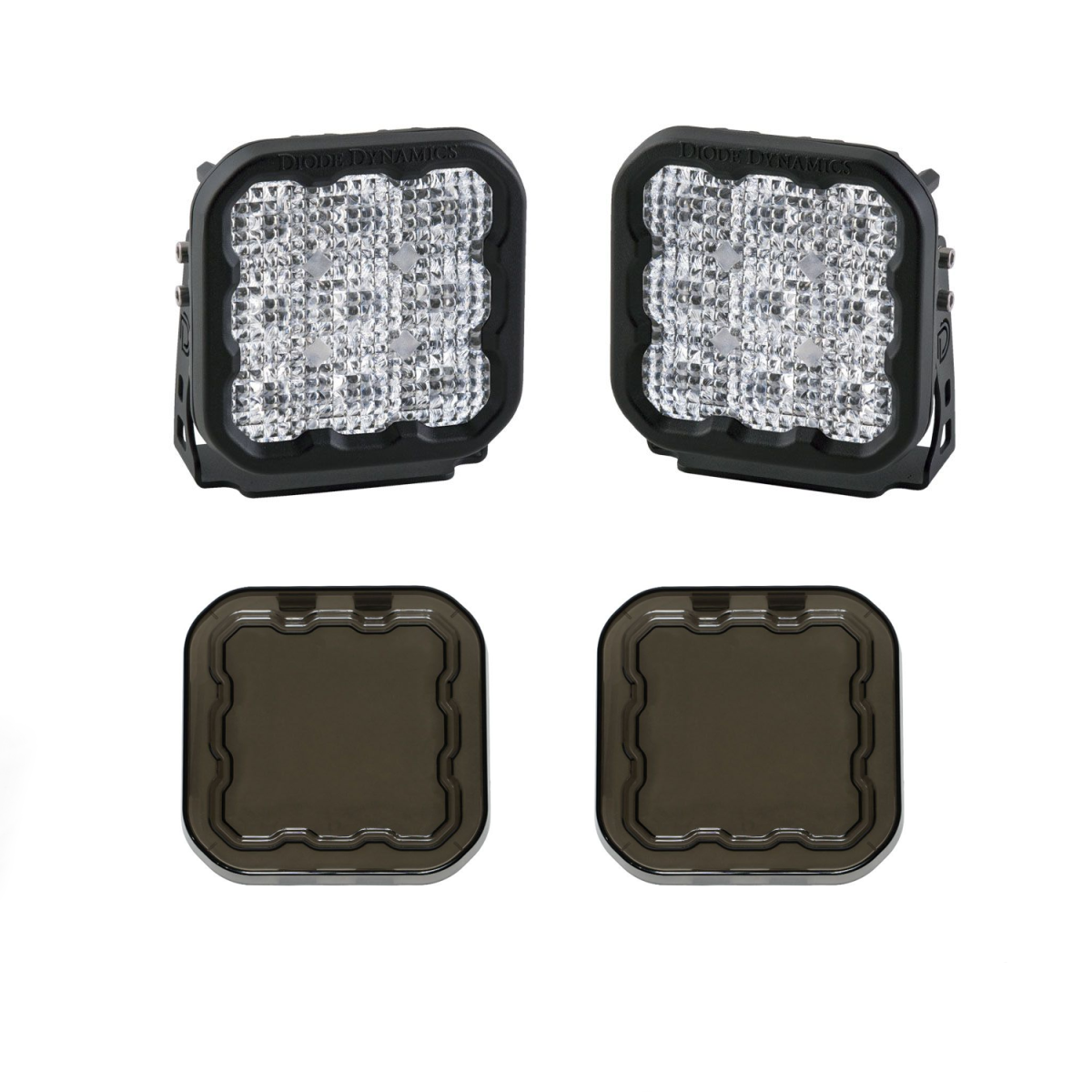 Image of Diode Dynamics SS5 Sport LED Flood Light Kit w/ Multi Backlight Colors & Covers