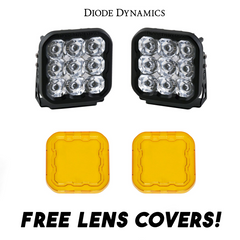 Image of Diode Dynamics SS5 Sport LED Spot Light Kit w/ Multi Backlight Colors & Covers