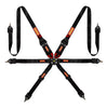 Image of Momo Six-Point Black Camlock Harness/Seat Belt Bypass/Clip-In Kit - Universal