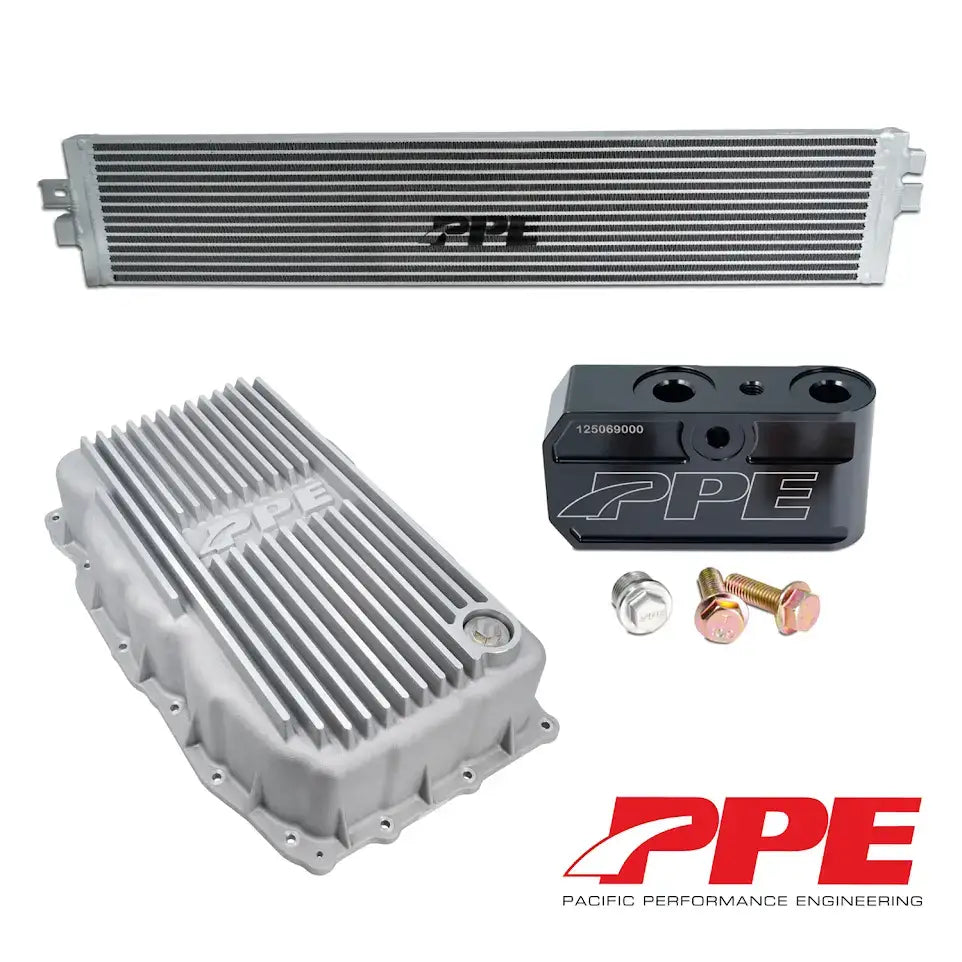 Image of PPE Heavy Duty Transmission Cooling Upgrade Kit For 20-24 GM 3.0L Duramax Diesel