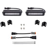 Diode Dynamics SS6 White LED Wide Fog Light Kit For 22-23 Toyota Tundra/Sequoia