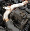 PPE Raw 304 Stainless Engine Coolant Return Pipe 01-04 Chevy/GMC 6.6L Duramax