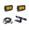 Baja Designs S2 Pro Amber Wide Cornering Hood Light Kit For 24 Can-Am Maverick R