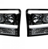 Recon OLED Halo Projector Headlights w/ Smoked Lenses For 99-04 Ford F250-F550