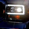 Recon OLED Halo Projector Headlights w/ Smoked Lenses For 99-04 Ford F250-F550