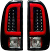 Recon Smoked OLED Tail Lights For 2008-2016 Ford Super Duty F250 F350 F450 F550