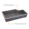 Mishimoto Aluminum Transmission Pan For 11-19 Ford Super Duty 6.7L Powerstroke