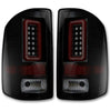 Recon Smoked OLED Tail Lights For 2014-2019 GMC Sierra 2500 / 3500 SRW Only