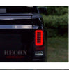 Recon Smoked OLED Tail Lights For 2014-2019 GMC Sierra 2500 / 3500 SRW Only