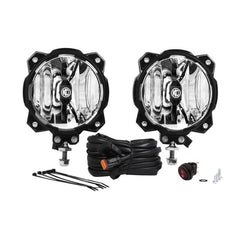 KC HiLiTES Gravity Pro6 High Output LED Plug-N-Play Driving Light Kit-Universal