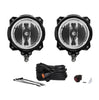 KC HiLiTES Gravity Pro6 Plug-N-Play Spot LED Light Kit w/ Black Covers-Universal