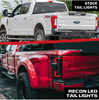 Recon Smoked OLED Tail Lights For 20-22 Ford F-250 / F-350 / F-450 Super Duty