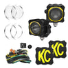 KC HiLiTES 2.6'' Flex Era LED Spread Flood Spot Beam Light Master Kit Universal