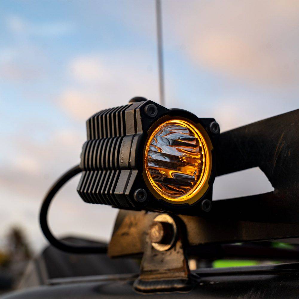 KC HiLiTES 2.6'' Flex Era LED Spread Flood Spot Beam Light Master