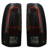 Recon Smoked OLED Tail Lights For 99-07 GM Sierra / Silverado 1500 2500 3500