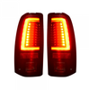Recon Smoked OLED Tail Lights For 99-07 GM Sierra / Silverado 1500 2500 3500