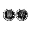 KC HiLiTES 7" Gravity LED Pro Headlight Pair 40W Driving Beam For 07-18 Jeep JK