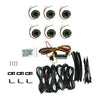 KC HiLiTES 2.2'' Cyclone V2 LED 6 Rock Light System Clear Flood Beam - Universal