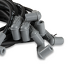 MSD Super Conductor Spark Plug Wire Set Black 90° Plug/90° Boot For Universal V8
