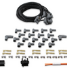 MSD Super Conductor Spark Plug Black Wire Set 90° Boots HEI For Universal V8