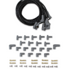 MSD Super Conductor Spark Plug Black Wire Set 90° Boots HEI For Universal V8