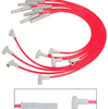MSD Super Conductor Spark Plug Wire Set Red for Ford 351C-460 With HEI Cap