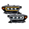 Form Lighting Chrome LED Projector Headlights For 2016-2023 Toyota Tacoma