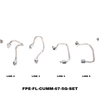 Fleece Performance High Pressure Fuel Injection Line Kit For 2019-2024 Ram 2500/3500/4500/5500 6.7L Cummins