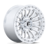 (4) 15X7 Fuel UTV FV125 Rincon Beadlock Wheels Machined Silver 4X137 +10 Offset