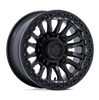 (4) 15X7 Fuel UTV FV125 Rincon Beadlock Wheels Blackout 4X110 +10 Offset