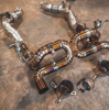 Valvetronic Ferrari F8 Tributo, Catback, Grade 5 Titanium, Titanium OEM Style Tips FER.F8.VSES.TI