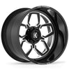 KG1 Forged Gear-5 Gloss Black Milled 24X14