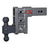 Gen-Y Mega Duty 6in Drop Hitch 32K Dual-Ball Mount Pintle Lock For 3in Receiver