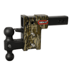Gen-Y Mega Duty Mossy Oak 5in Drop Hitch 10K Dual Ball w/ Pintle For 2in Receiver