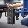 Gen-Y Mega Duty 12in Drop Hitch 21K Dual-Ball Pintle Lock For 2.5in Receiver