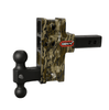 Gen-Y Mega Duty Mossy Oak 5in Offset Drop Hitch 10K Dual Ball For 2in Receiver