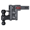Gen-Y Mega Duty 5in Drop Hitch 16K Dual-Ball Mount w/ Pintle Lock For 2in Receiver