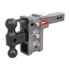 Gen-Y Mega Duty 5in Drop Hitch 16K Dual-Ball Mount w/ Pintle Lock For 2in Receiver
