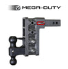 Gen-Y Mega Duty 7.5in Drop Hitch 16K Dual Ball Mount w/ Pintle For 2in Receiver