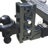 Gen-Y Mega Duty 7.5in Drop Hitch 16K Dual Ball Mount w/ Pintle For 2in Receiver
