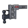 Gen-Y Mega Duty 6in Drop Hitch 21K Dual Ball w/Pintle Lock For 2.5in Receiver