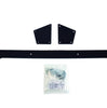 Go Rhino 23210 - BRJ40 Stubby End Cap Replacement Rub Plate Kit - Textured Black