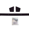 Go Rhino 23210 - BRJ40 Stubby End Cap Replacement Rub Plate Kit - Textured Black