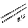 Go Rhino 641148PS - 415 Side Steps With Mounting Bracket Kit - Wheel-to Wheel - Polished Stainless Steel