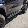 Go Rhino 69430687ST - RB10 Slim Line Running Boards With Mounting Brackets - Protective Bedliner Coating
