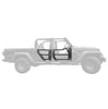 Go Rhino 572601 - Trailline Tube Door Front - Textured Black