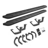 Go Rhino 6344256820T - RB10 Running Boards With Mounting Brackets & 2 Pairs of Drop Steps Kit - Protective Bedliner Coating