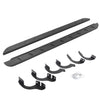 Go Rhino 63442568SPC - RB10 Slim Line Running Boards With Mounting Brackets - Textured Black