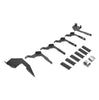 Go Rhino 6903686 - V-Series V3, RB30 and RB Slim Side Steps - MOUNTING BRACKETS ONLY - Textured Black