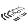 Go Rhino 6940426 - V-Series V3, RB30 and RB Slim Side Steps - MOUNTING BRACKETS ONLY - Textured Black